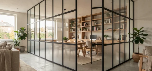 Pourquoi installer une cloison amovible verrière pour gagner en lumière et espace chez vous